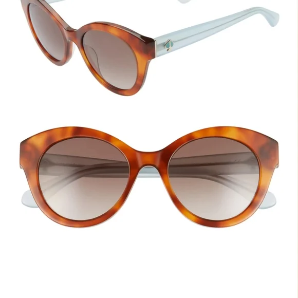 NWT Kate Spade 51MM cat‎ eye sunglasses brown Kate Spade Everett/F/S 086HA Cat Eye Sunglasses Dark Brown  main image 3